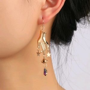 Magic stars drop earrings